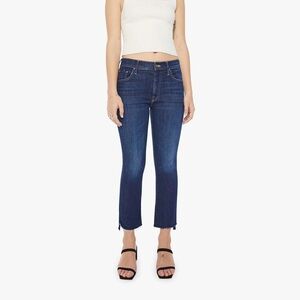 MOTHER LIL’ Jeans NWT$238 Insider Crop Step Fray Size 26 Petite Off Limits